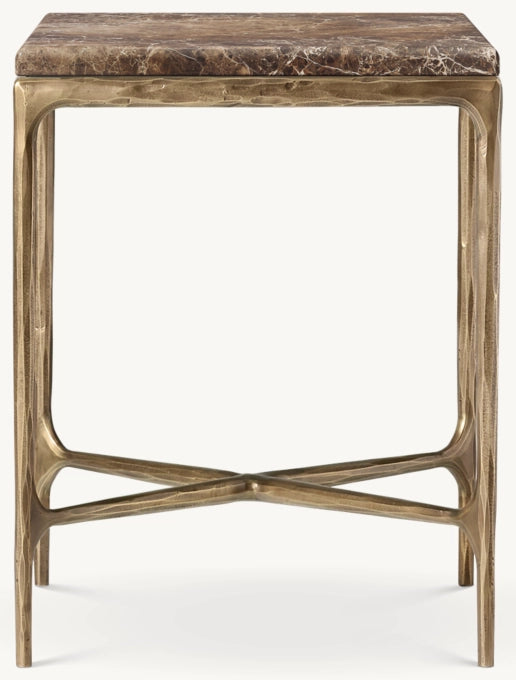 Thaddeus Marble Square Bedside Table