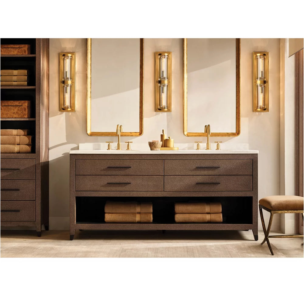 Savile Round Linear Sconce