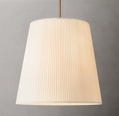 Reed Pleated Barrel Pendant