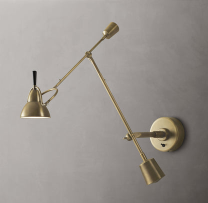 Counterpoise Swing-Arm Sconce