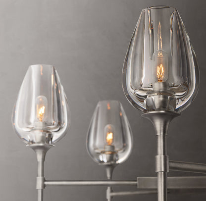 Tulip Round Chandelier 54"