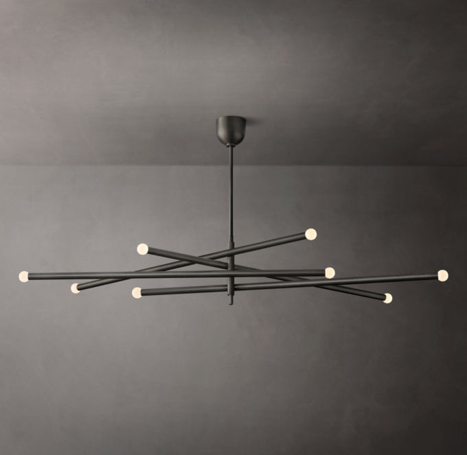 Rousseau 8-Light Mobile Orb Chandelier