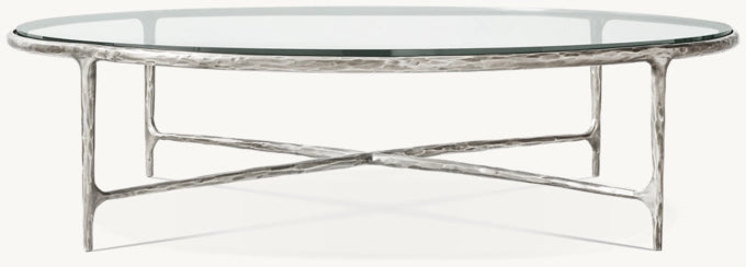 Thaddeus Glass Round Coffee Table