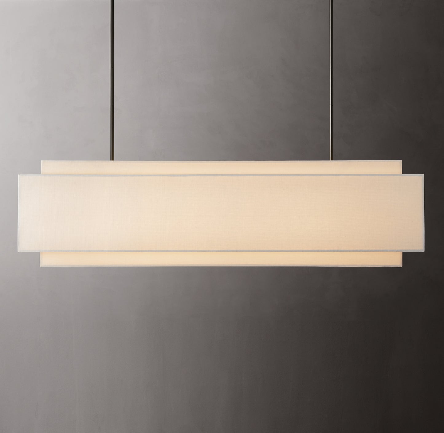 Échelon Rectangular Chandelier 63"