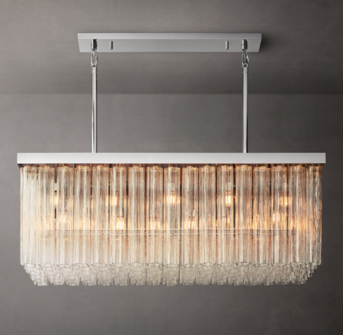 Cielo Rectangular Chandelier 54"