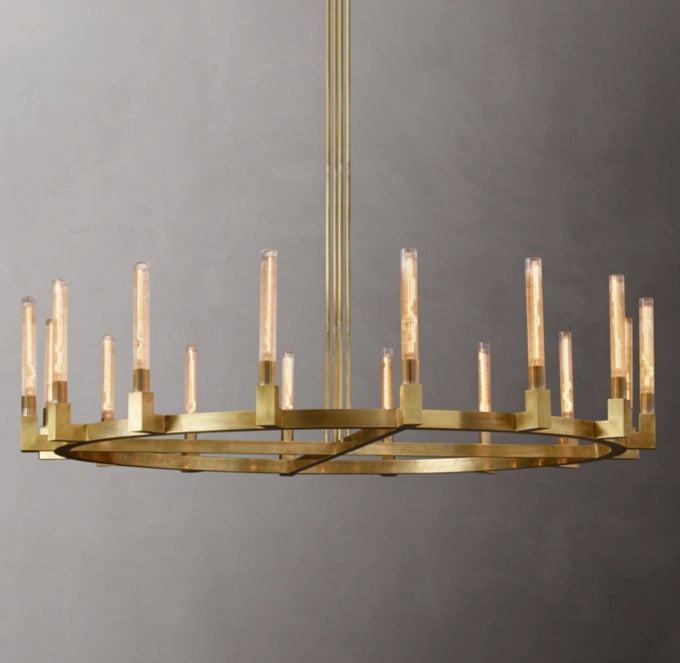 Cannele Round Chandelier 72"