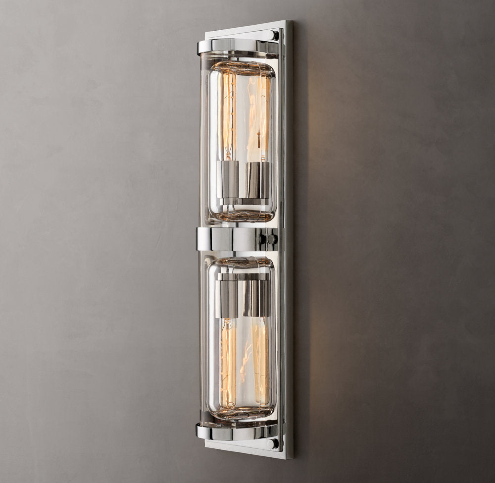 Savile Round Linear Sconce