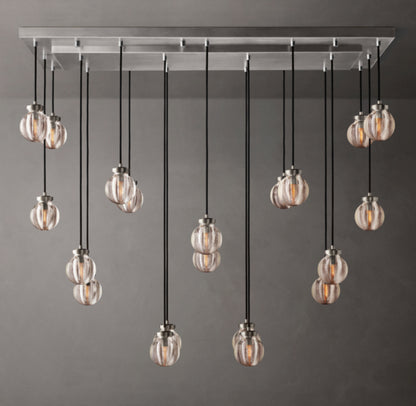 Pearl Rectangular Chandelier 54"