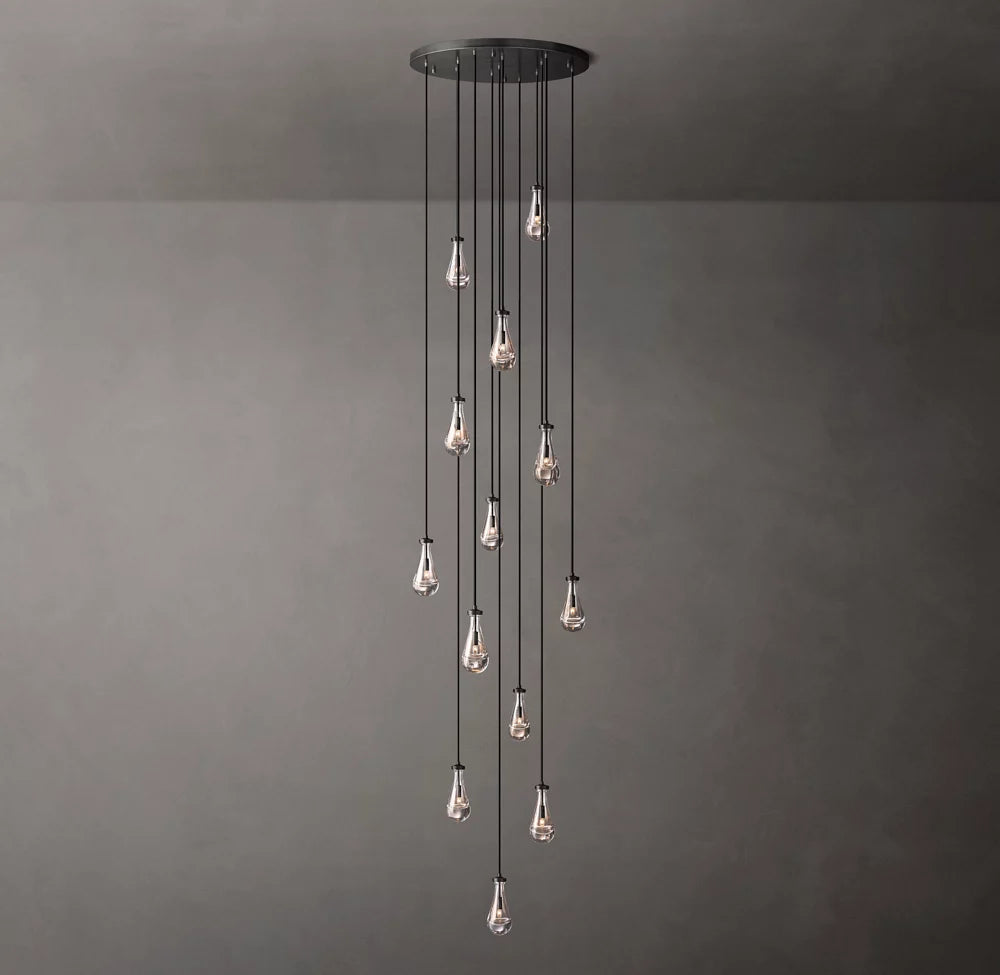 Rain Round Chandelier 36"