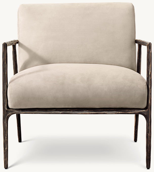 Thaddeus Track Arm Leather Chair