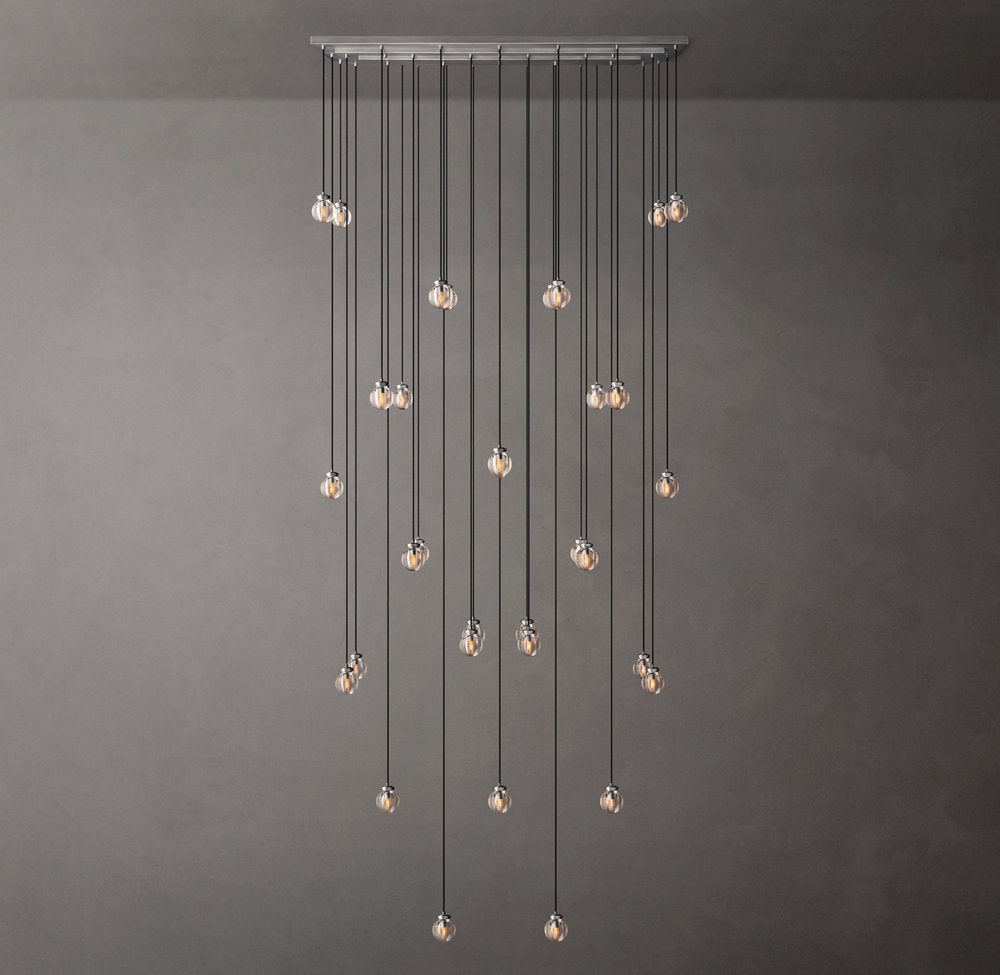 Pearl Rectangular Chandelier 72"