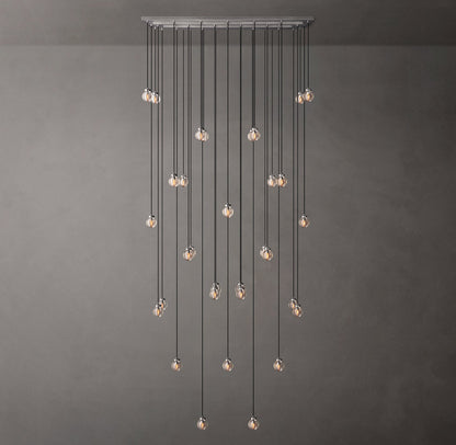 Pearl Rectangular Chandelier 72"