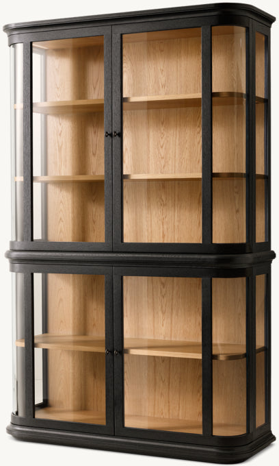 1970s French Vitrine Cabinet