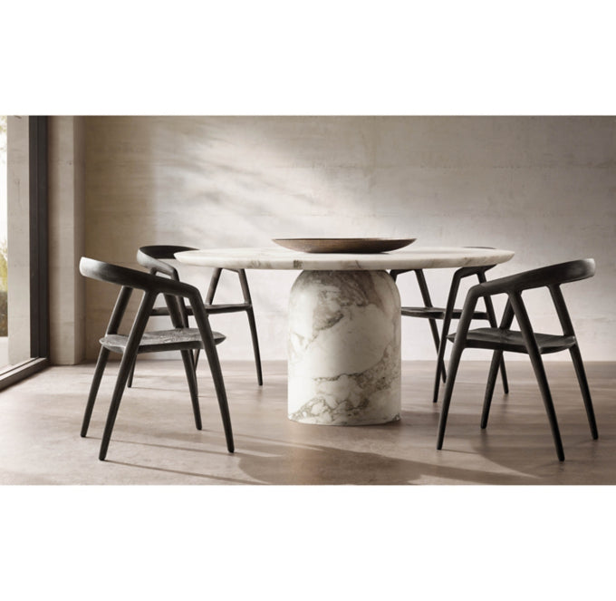 Cupola Carved Round Dining Table