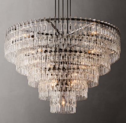 Marignan Tiered Round Chandelier 60"