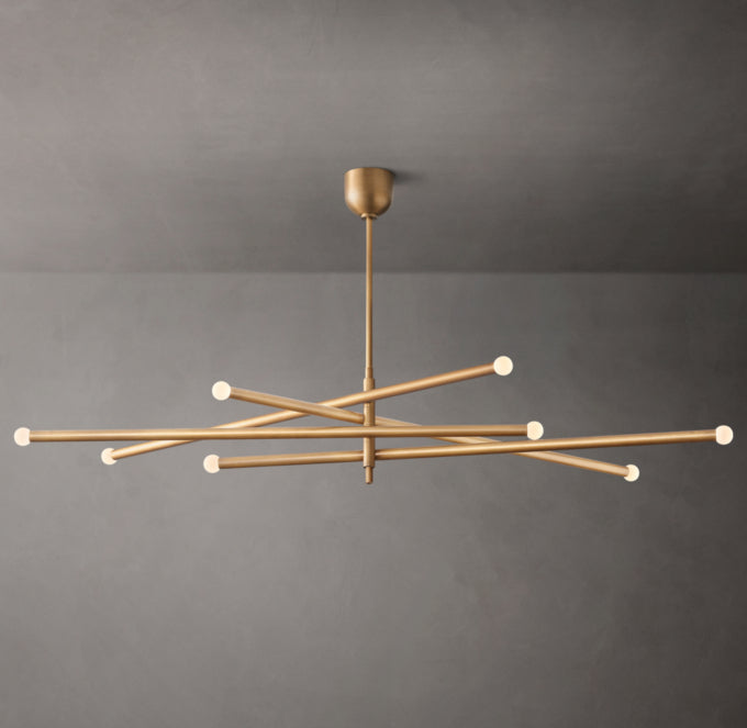 Rousseau 8-Light Mobile Orb Chandelier