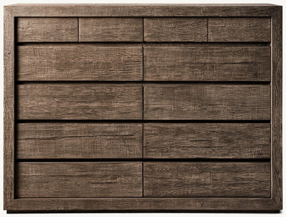 Reclaimed Oak 12-Drawer Dresser