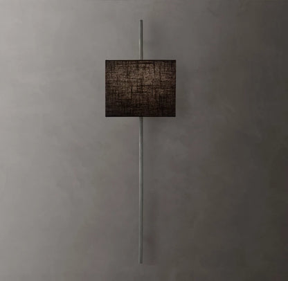 Vela Octagonal Bar Sconce - Rectangular Shade