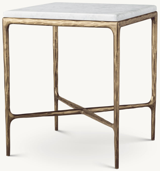 Thaddeus Marble Square Bedside Table