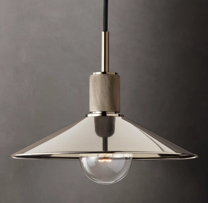 Utilitaire Metal Slope Shade Pendant