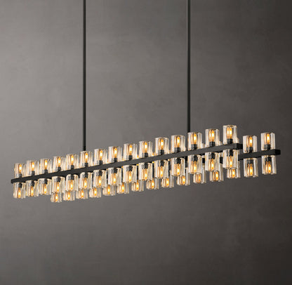 Arcachon LED Rectangular Chandelier 54"