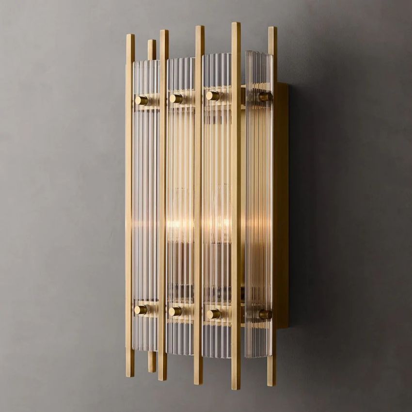 Sanma Rectangle Bedroom Sconce 17"