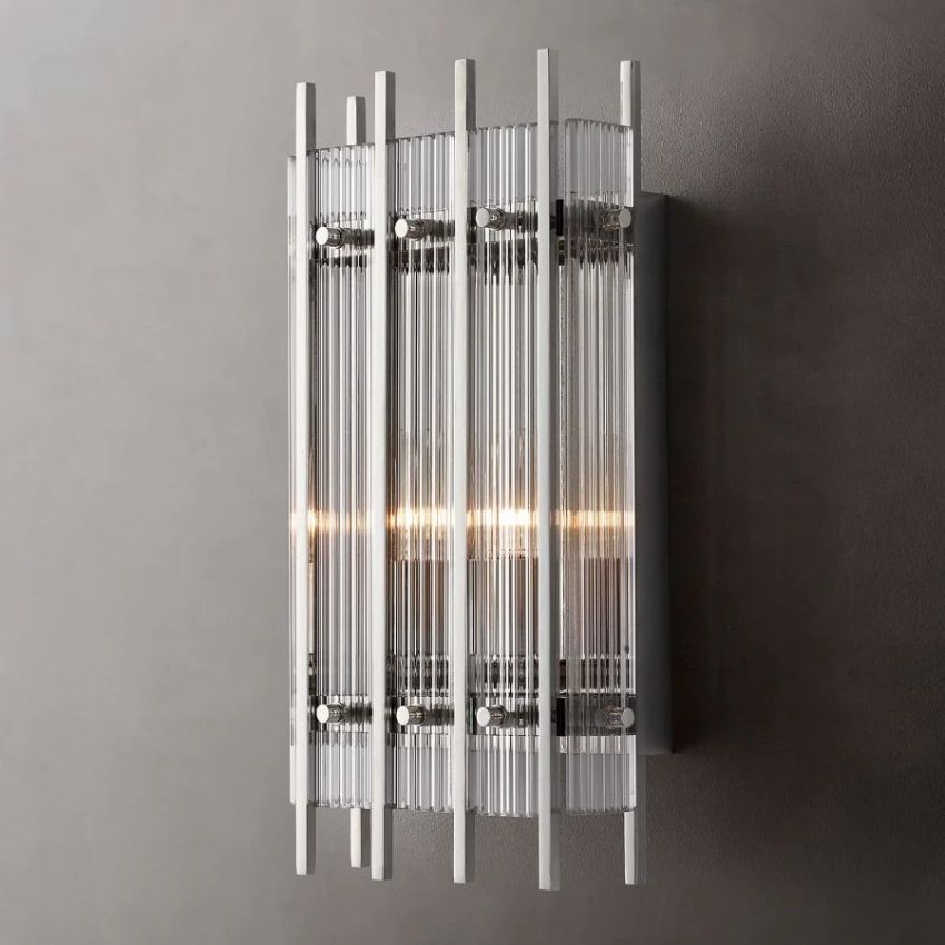 Sanma Rectangle Bedroom Sconce 17"