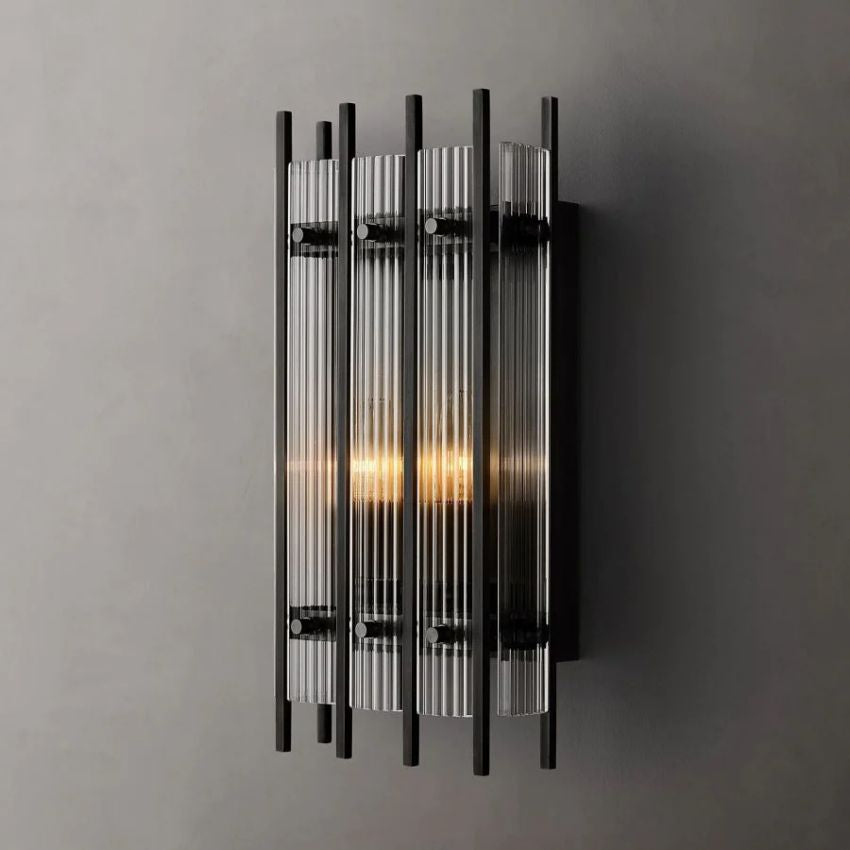 Sanma Rectangle Bedroom Sconce 17"
