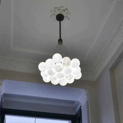 Alabaster Global Ceiling Pendant
