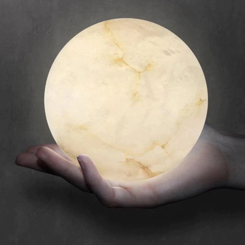 Alabaster Global Ceiling Pendant