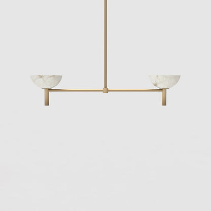 Alabaster Kitchen Island Pendant Light