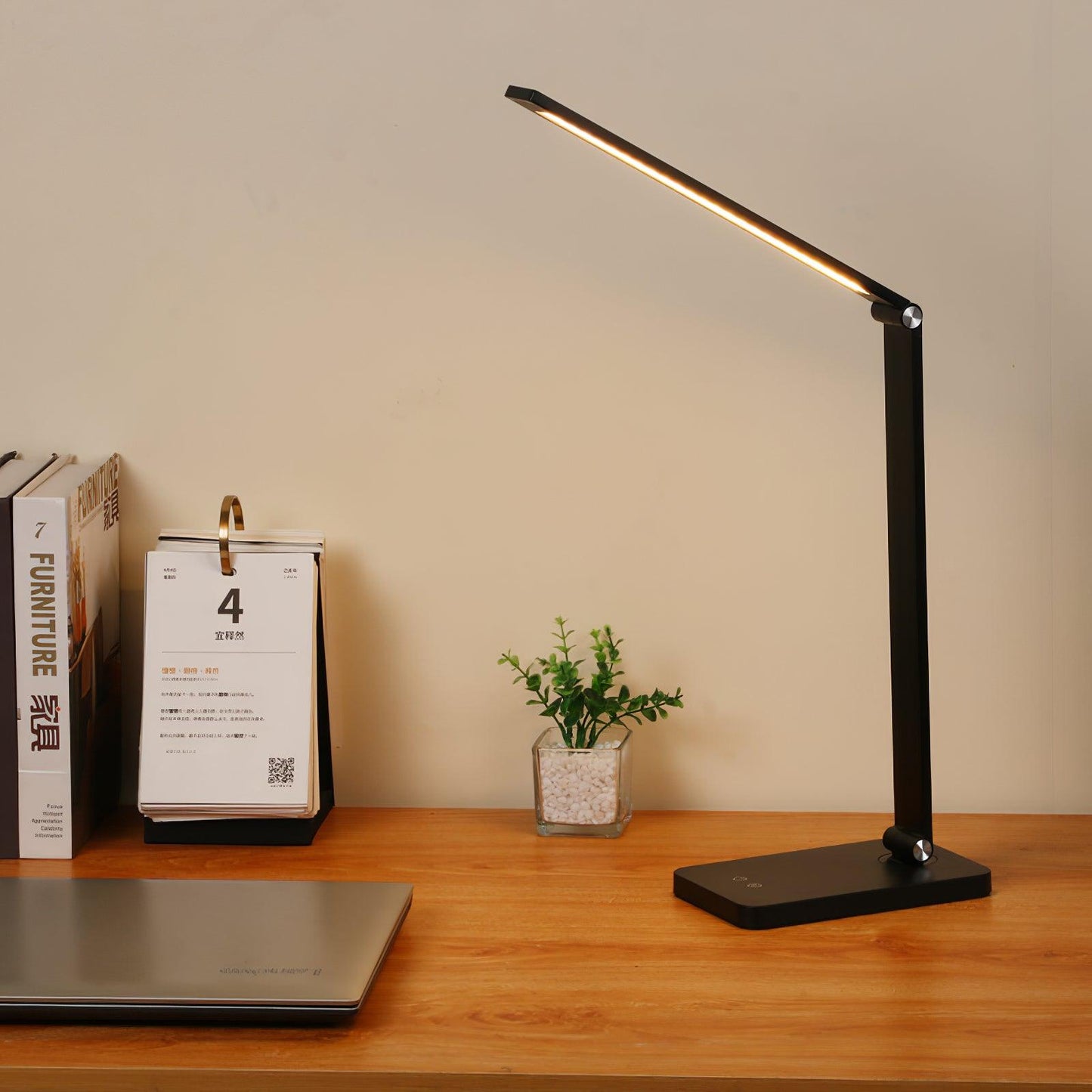 LED Desk Lamp with USB and Built-in Battery 13-inch