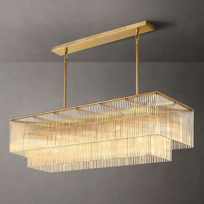 Amadeo Rectangular  Living Room Chandelier 54"