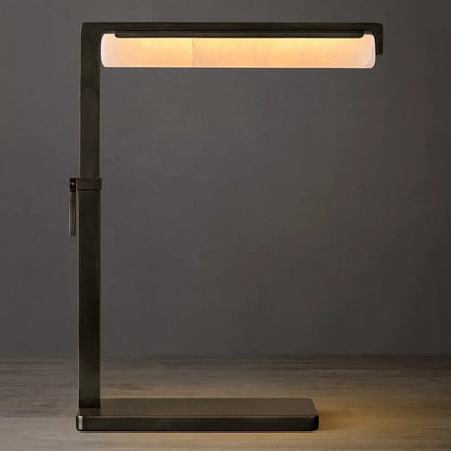 Audubon Alabaster Task Table Lamp