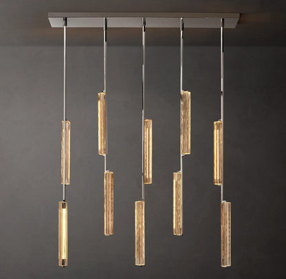 Audubon Linear Dining Room Chandelier 54"