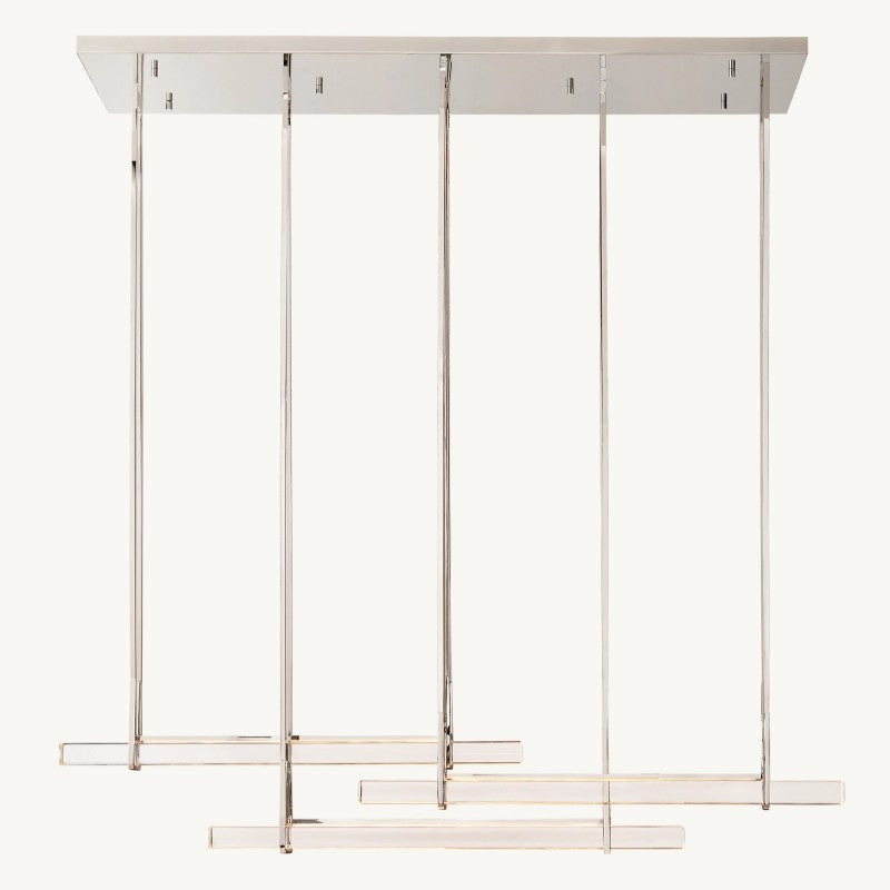 Audubon Triple Bar Linear Dining Room Chandelier