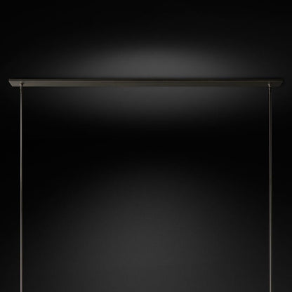 Ravella Blown Glass Linear Dining Room Chandelier 71"