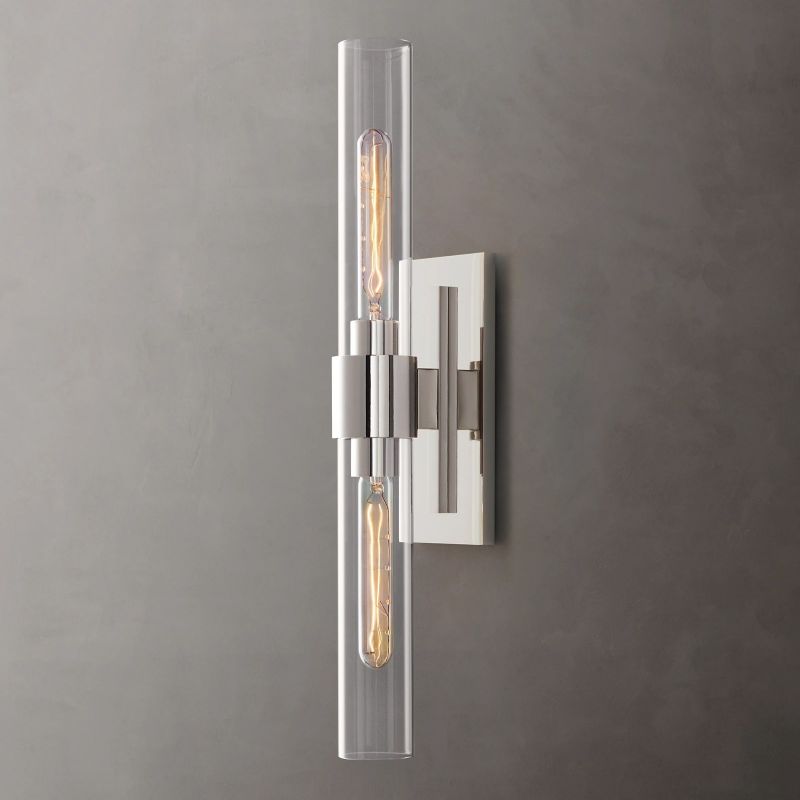 Ravella Blown Glass Linear Bathroom Sconce