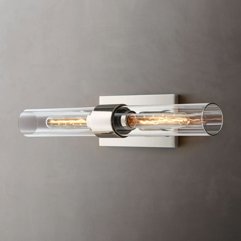 Ravella Blown Glass Linear Bathroom Sconce