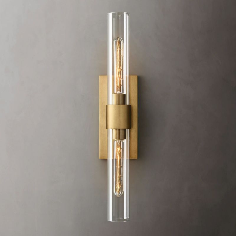 Ravella Blown Glass Linear Bathroom Sconce