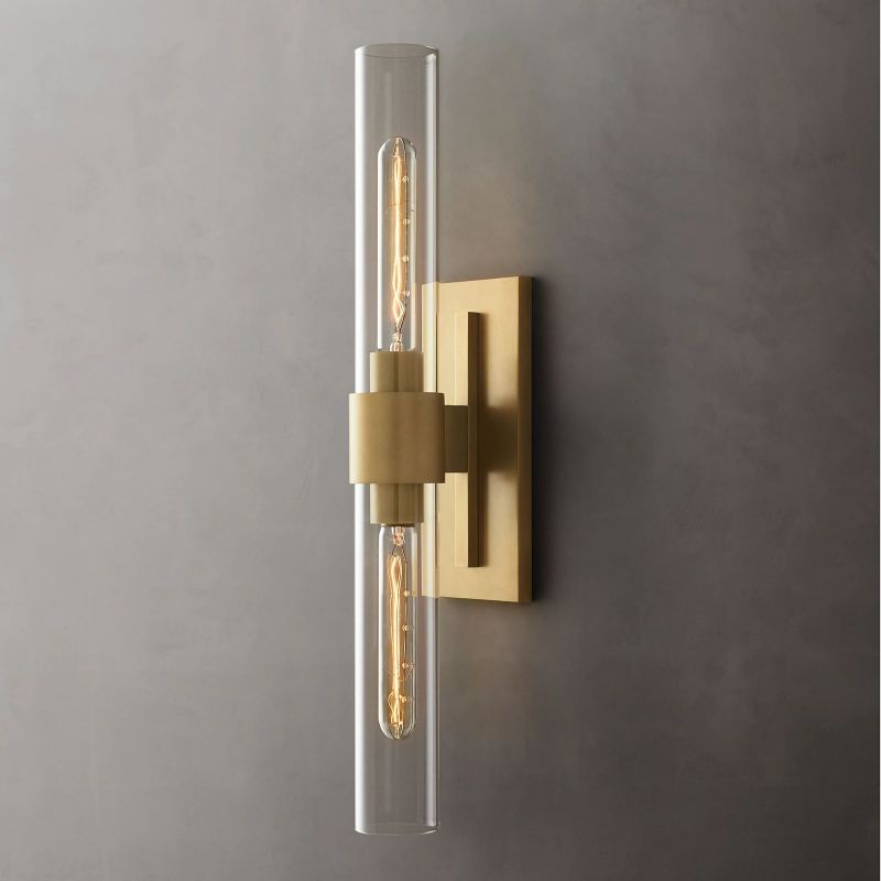 Ravella Blown Glass Linear Bathroom Sconce
