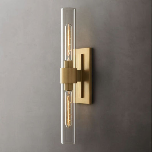 Ravella Blown Glass Linear Bathroom Sconce