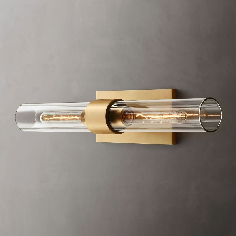 Ravella Blown Glass Linear Bathroom Sconce