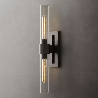 Ravella Blown Glass Linear Bathroom Sconce