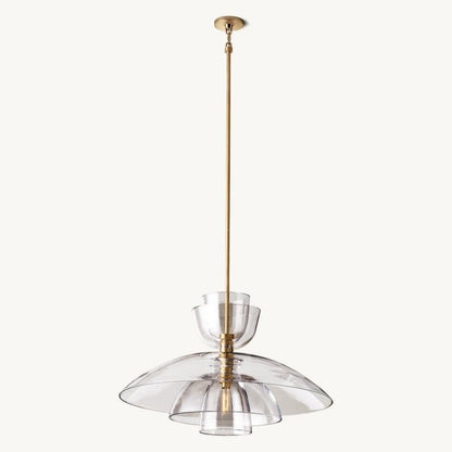 Blon Clear Glass Cloche Grand Pendant