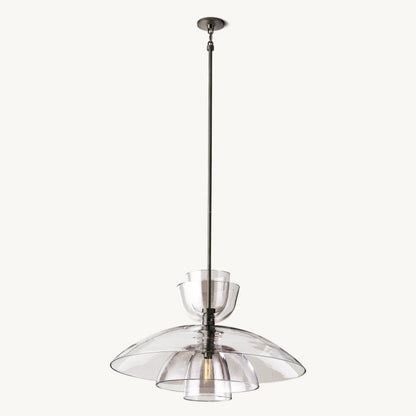 Blon Clear Glass Cloche Grand Pendant