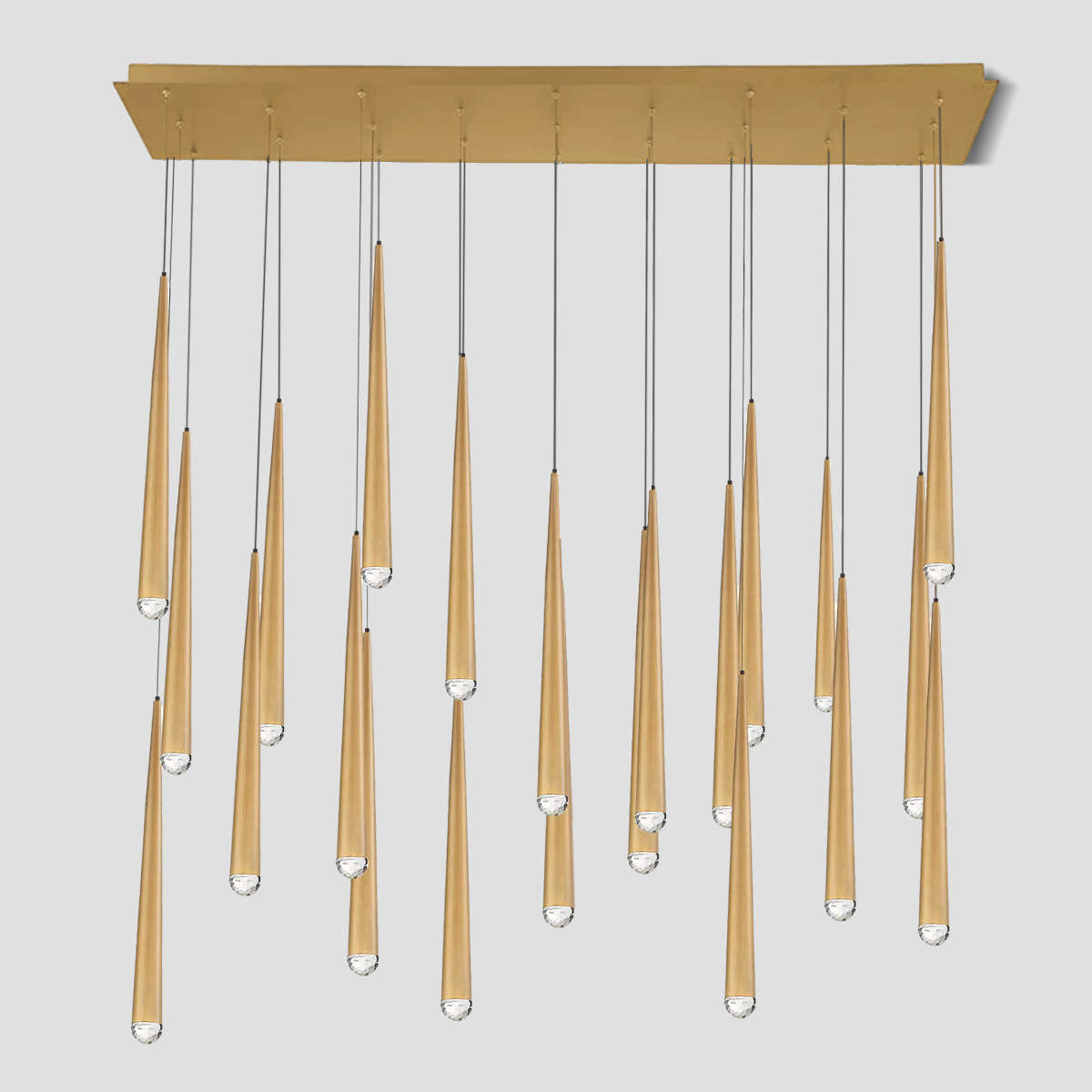 Aquite Rectangle Tubular Pendant