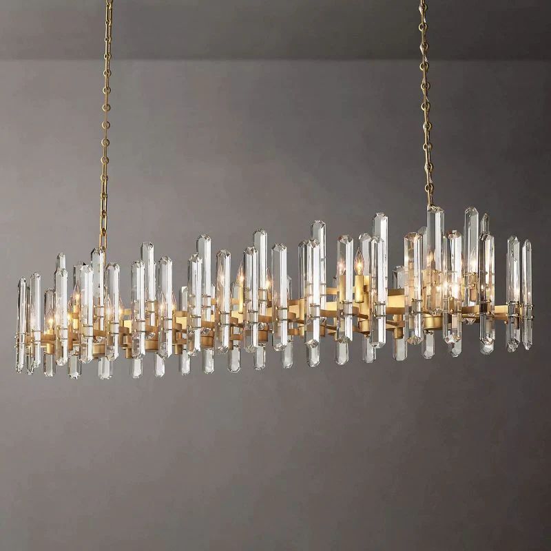 Bonnington Prism Linear Living Room Chandelier 72"