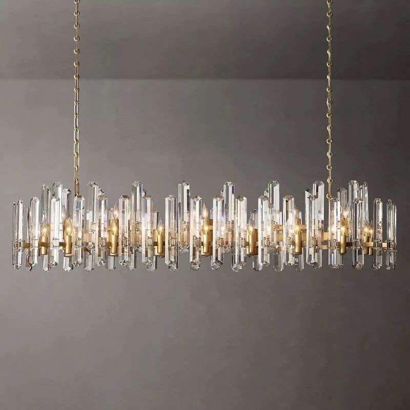 Bonnington Prism Linear Living Room Chandelier 72"