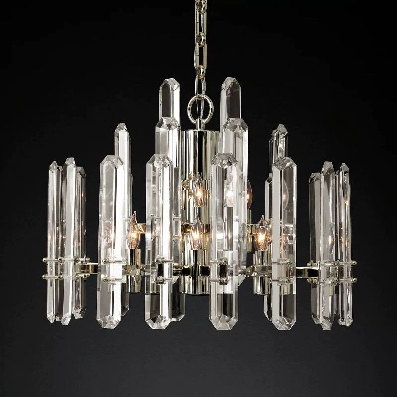 Bonnington Prism Round Dining Room Chandelier 24"